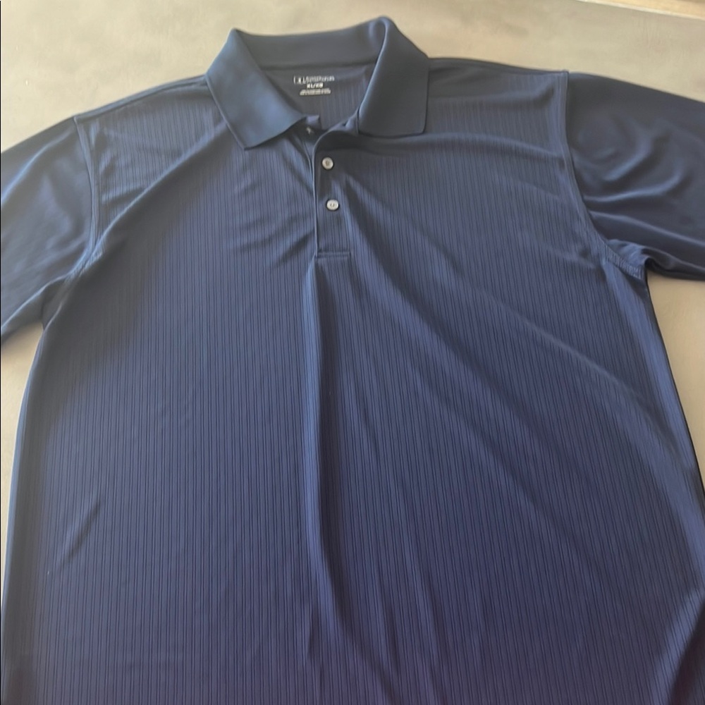 PGA Tour Men's Navy Polo Shirt